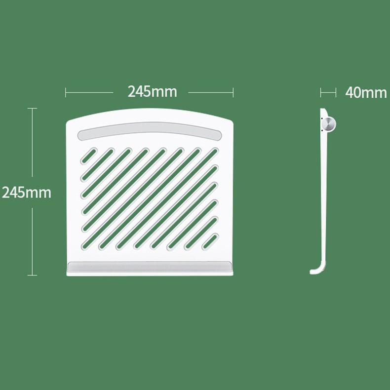 Giá Đỡ Máy Tính Bảng Kiêm Tản Nhiệt Chất Liệu Nhựa ABS Dạng Gập Tiện Dụng.