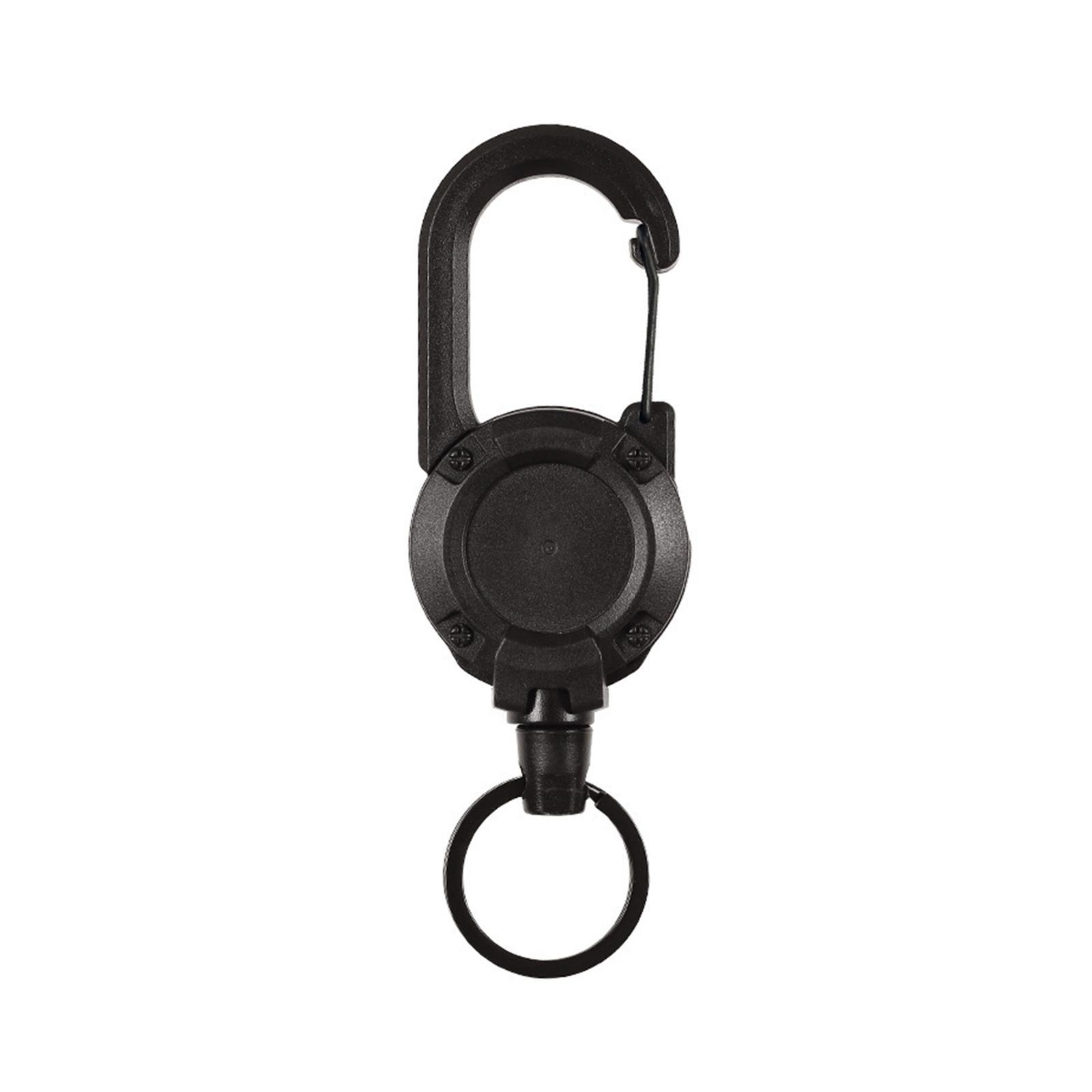 Retractable Keychain Badge Holders Hiking Key Holder Badge Reels Retractable