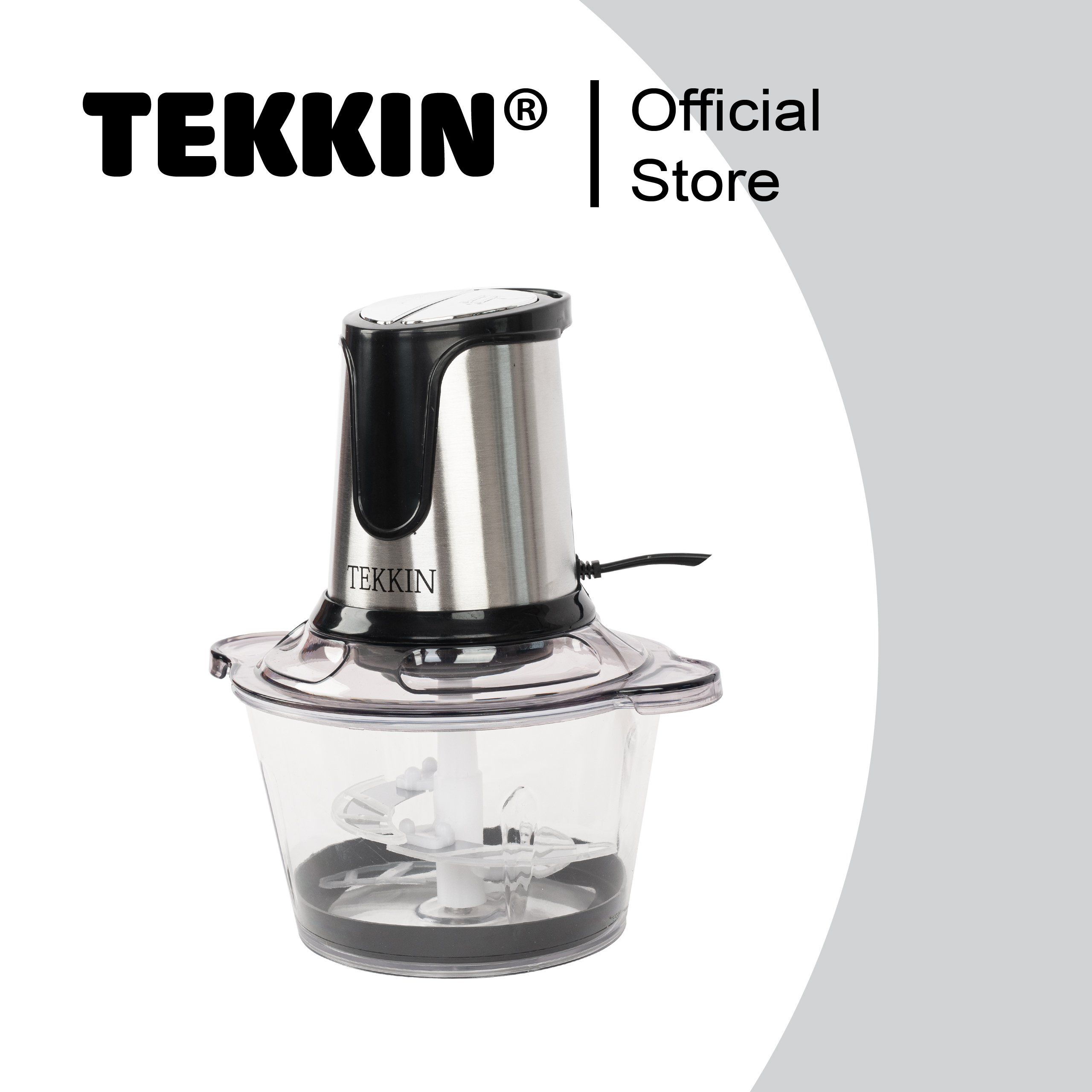 Máy xay thịt thực phẩm đa năng TEKKIN A6 động cơ đồng nguyên chất 100% công suất 300W  bảo hành 12 tháng - hàng chính hãng