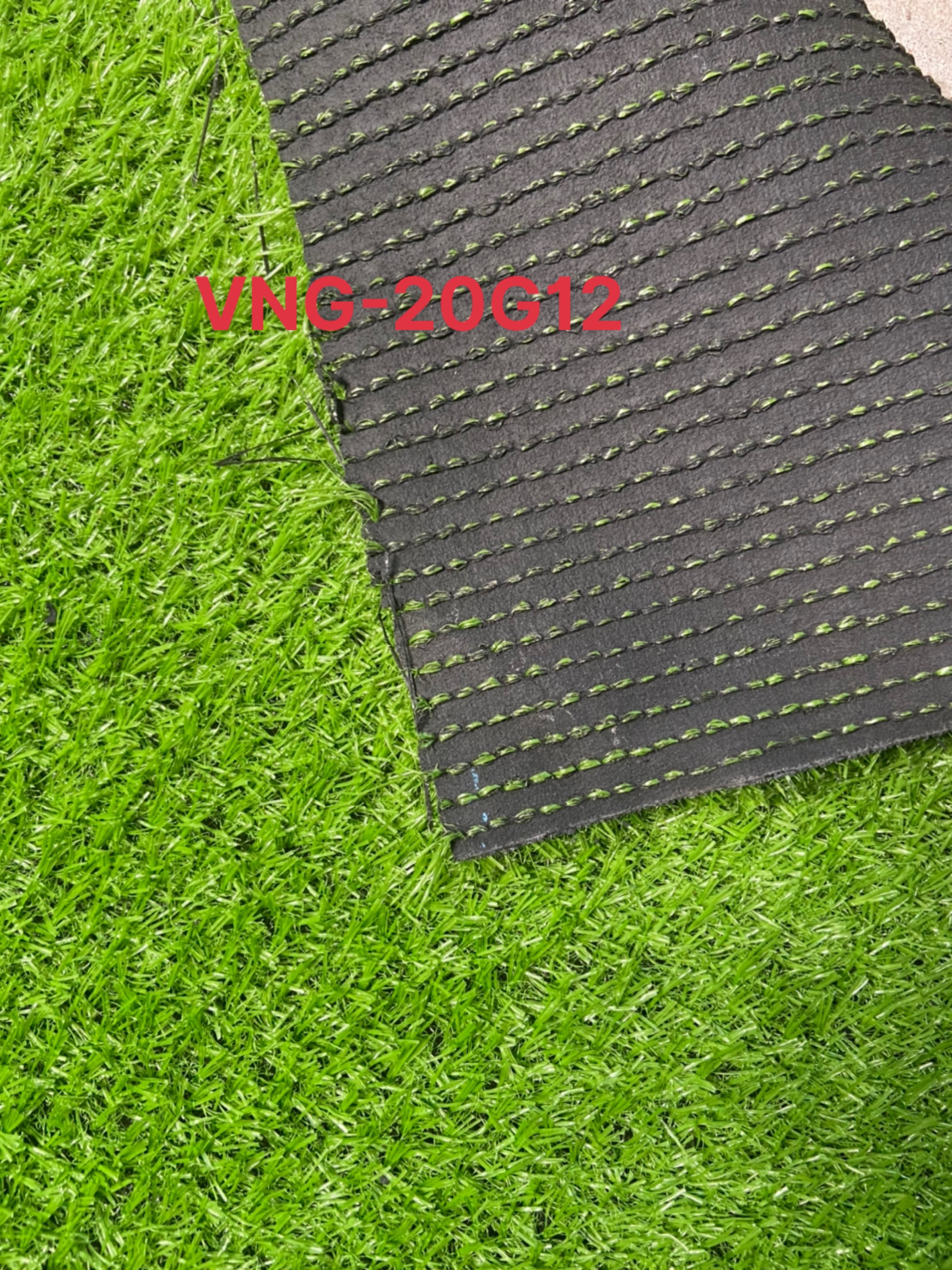 Cỏ nhân tạo trang trí, lót sàn cao 2cm, màu xanh tươi, đế thường và đế tốt - VNG-20G12/ 20G14 - combo 15m2