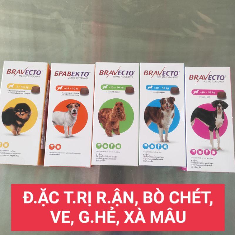 Viên nhai hết sạch v.e,bò chét, rận, ghẻ, xà mâu bra ✓ecto