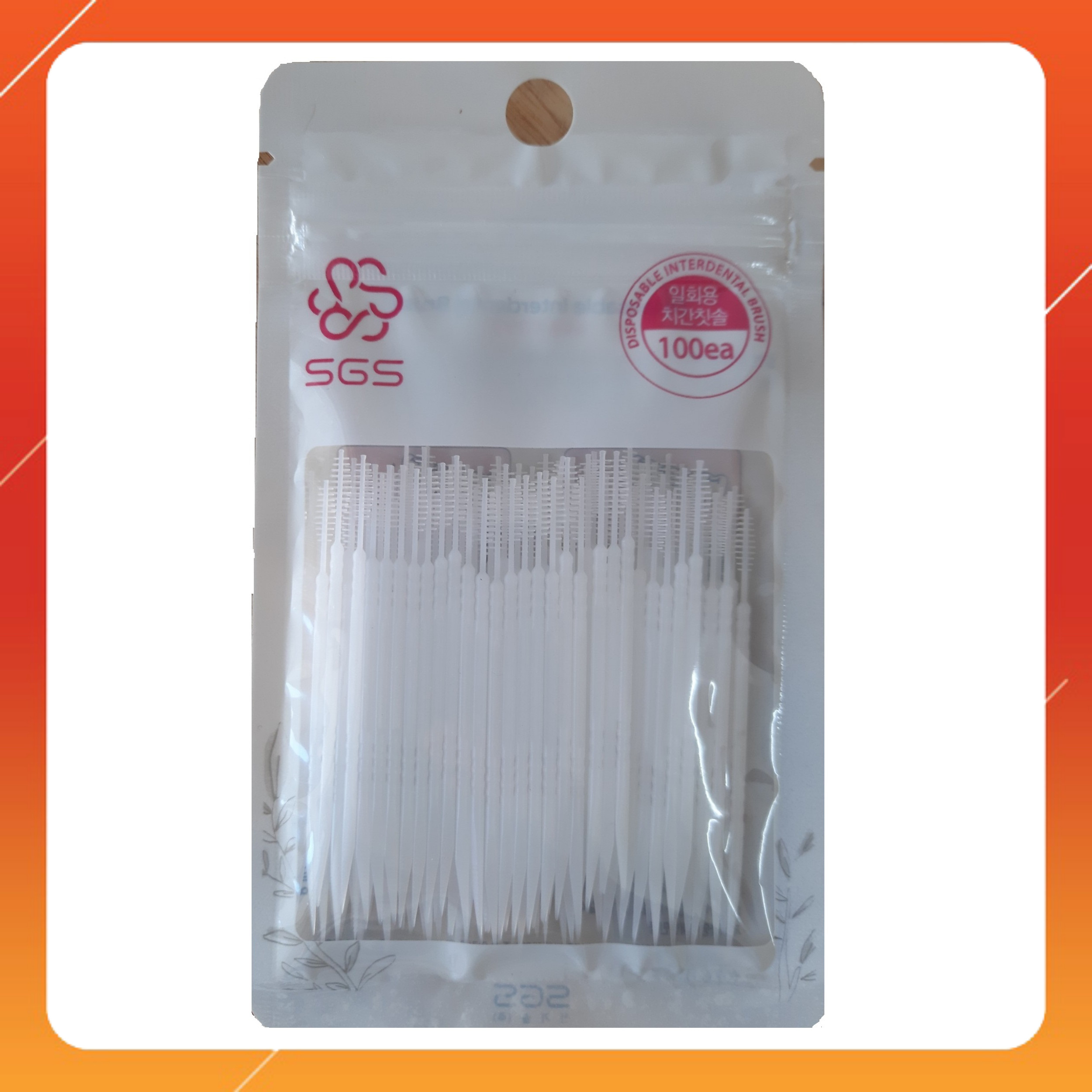 Tăm chải kẽ răng SGS 100 cái/túi nhập khẩu Hàn Quốc - Chỉ nha khoa | MuaDoTot.com Tăm Chải Kẽ Răng Sgs 100 Cái/Túi Nhập Khẩu Hàn Quốc - Chỉ Nha Khoa | Muadotot.Com