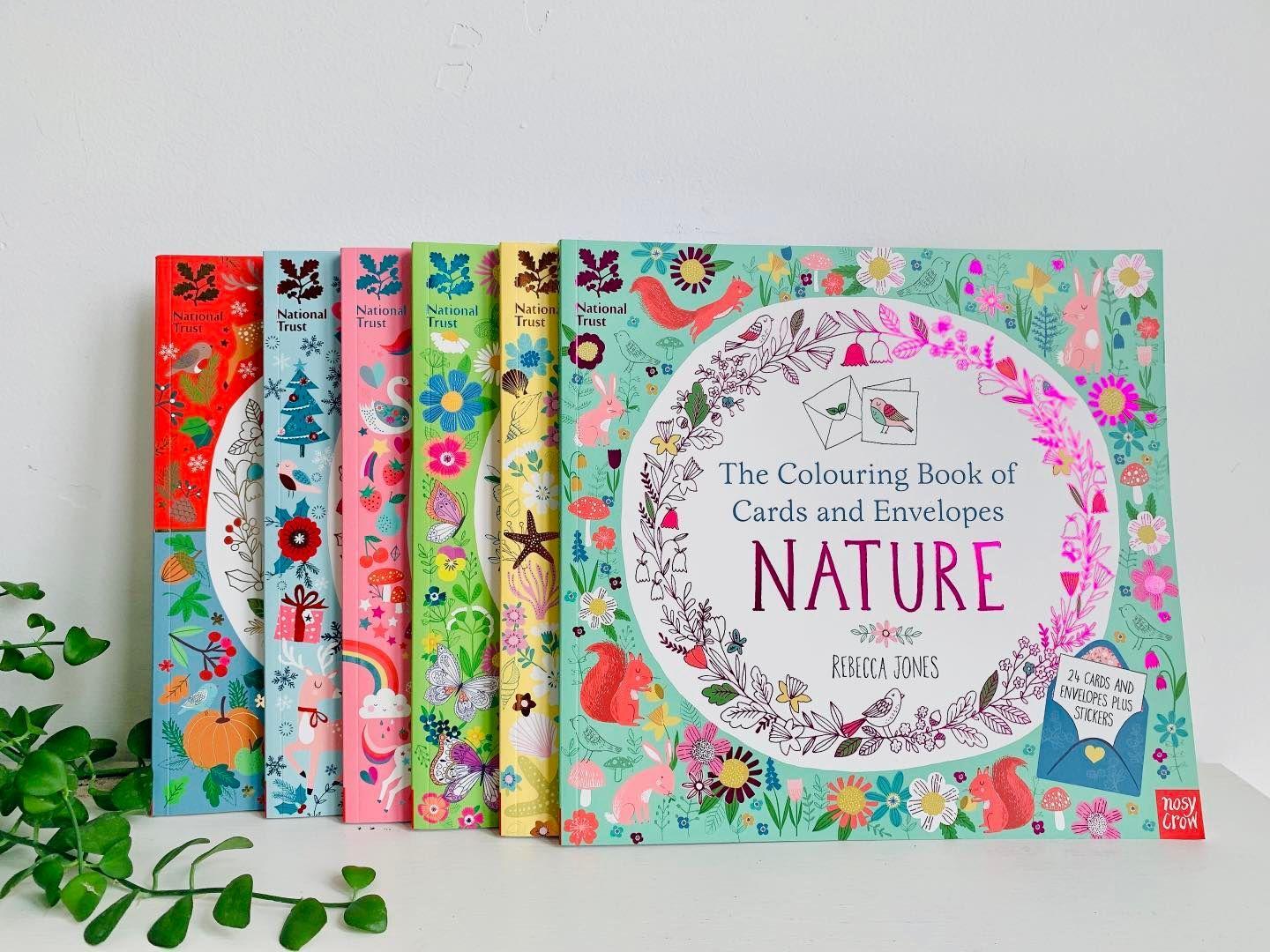 National Trust: The Colouring Book of Cards and Envelopes - Nature