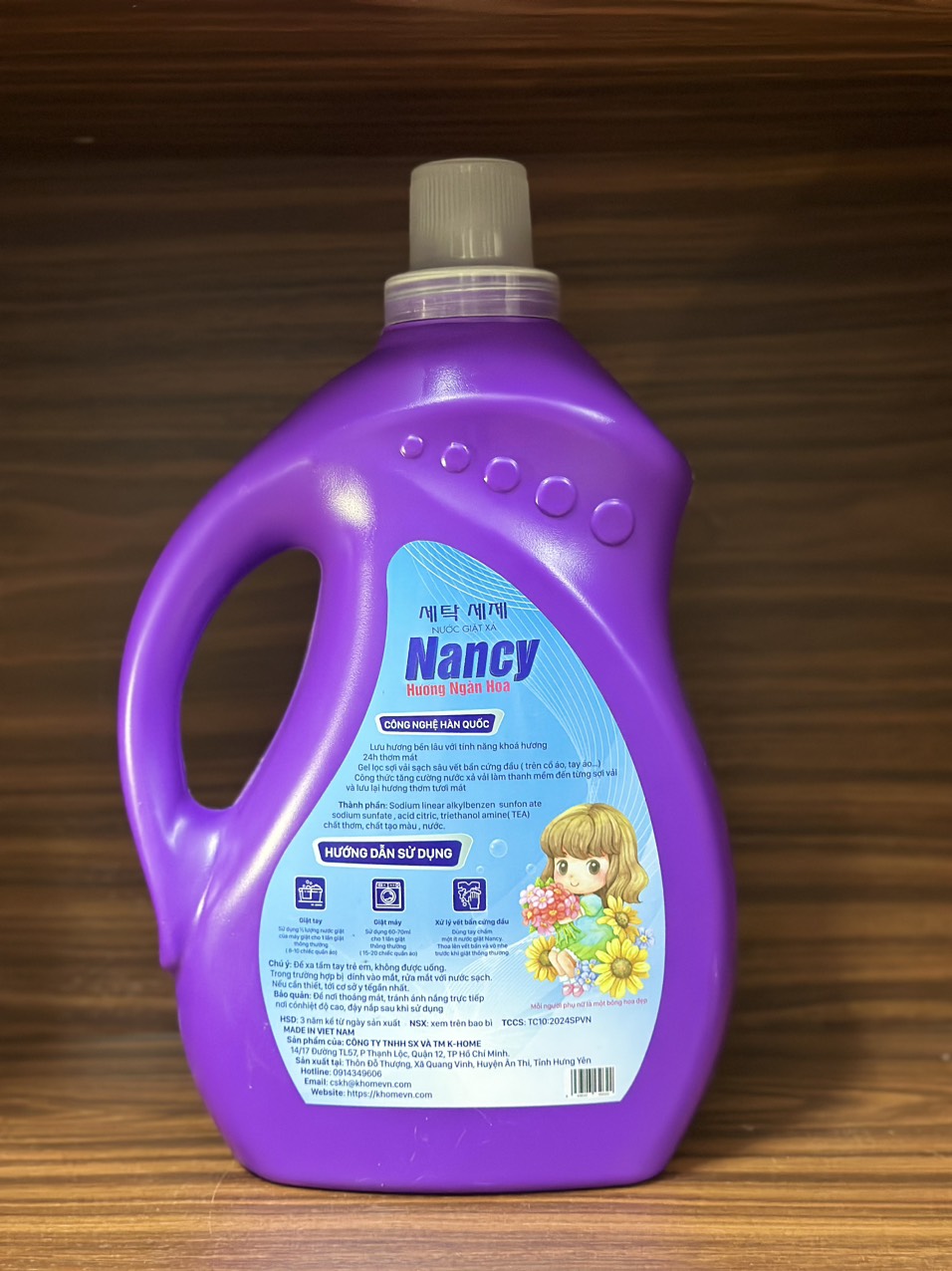 Thùng 4 can nước giặt hương ngàn hoa  loại 3.8 lít (4.2kg)