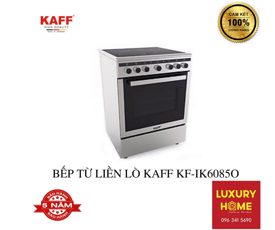 BẾP TỪ LIỀN LÒ KAFF KF-IK6085O - Hàng chính hãng