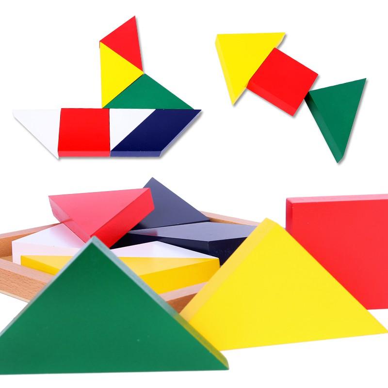 Bảng ghép hình vuông Tangram