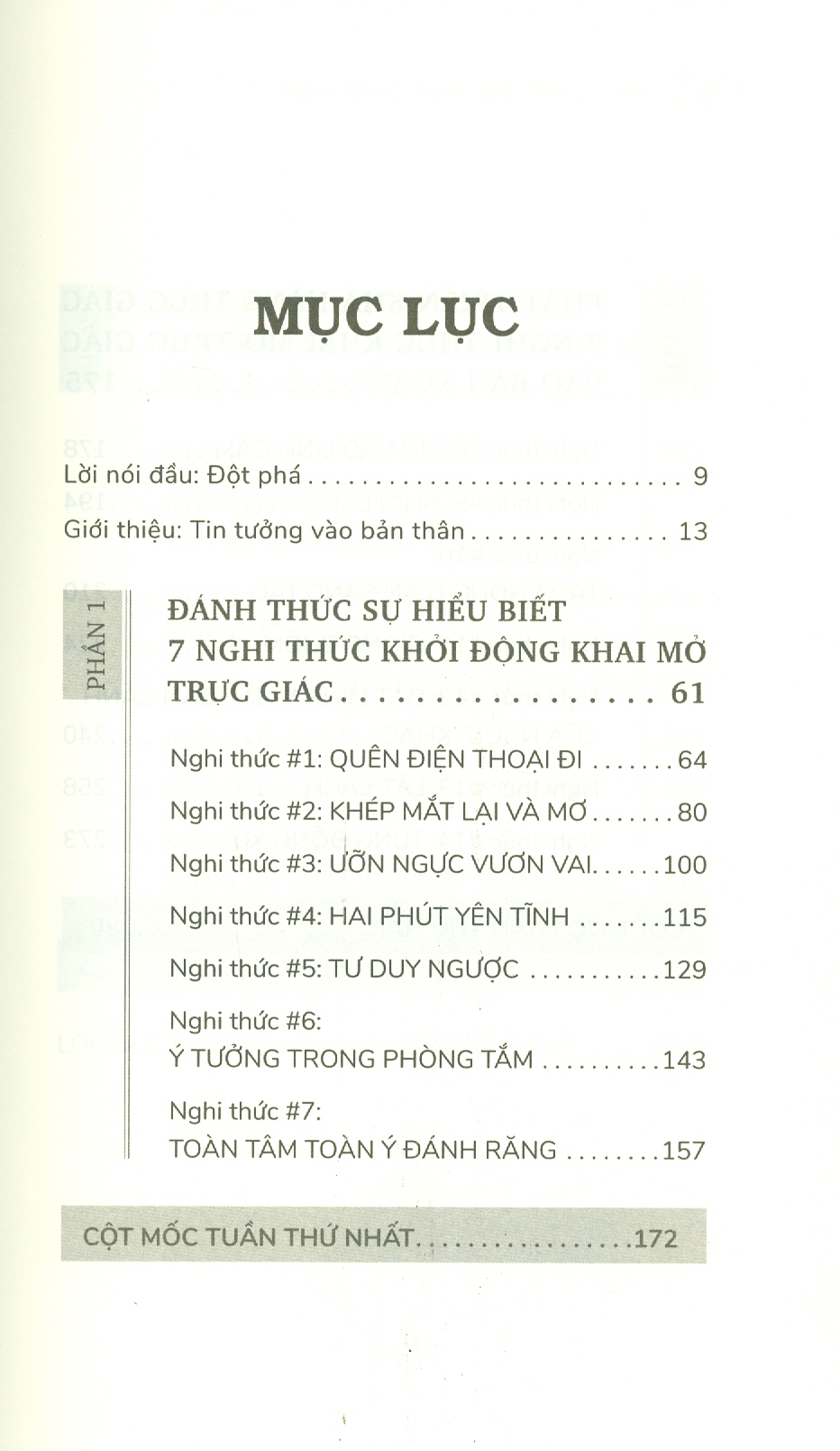 21 NGHI THỨC KHAI MỞ TRỰC GIÁC