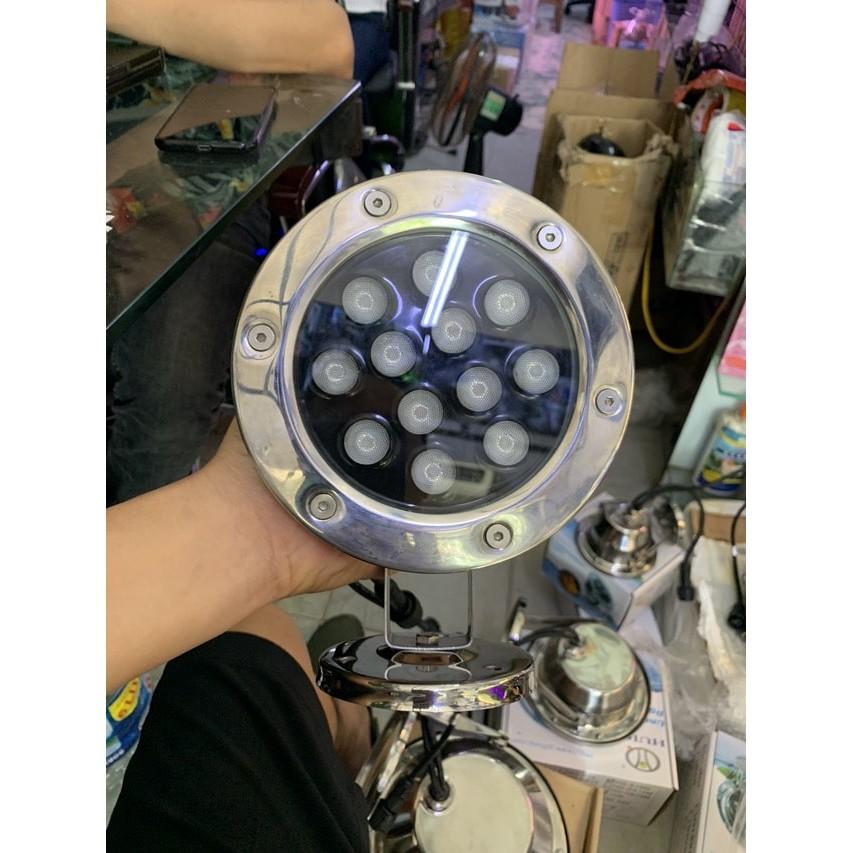 Đèn âm nước hồ cá cao cấp 24v, tự động đổi màu 6w, 9w, 12w
