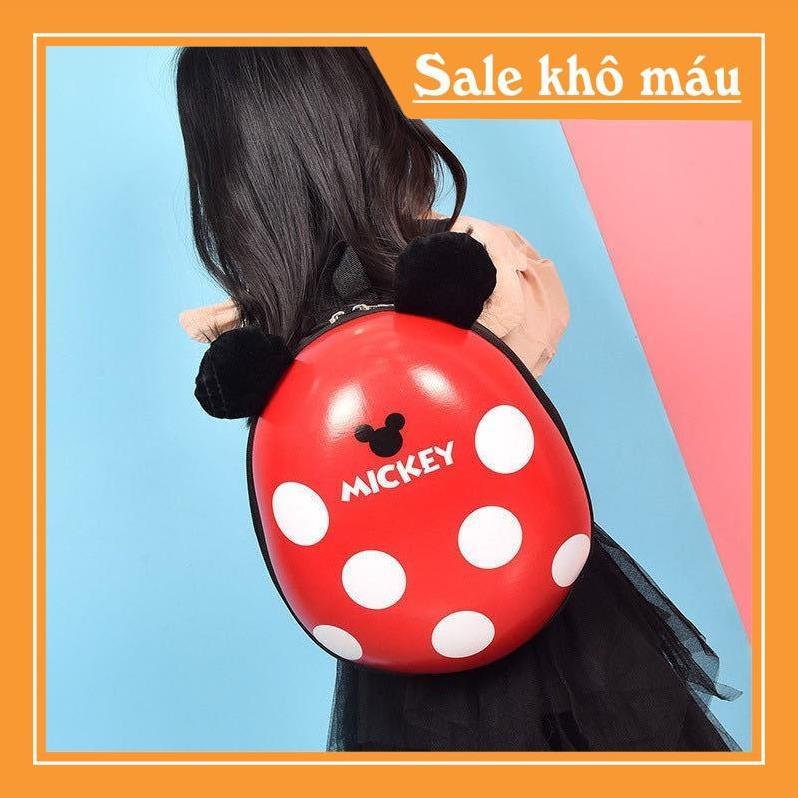 { chuyên sỉ } Balo Trứng Cho Bé Hình Chuột MicKey, Công Chúa Siêu Xinh Cho Các Bé Gái Mầm Non