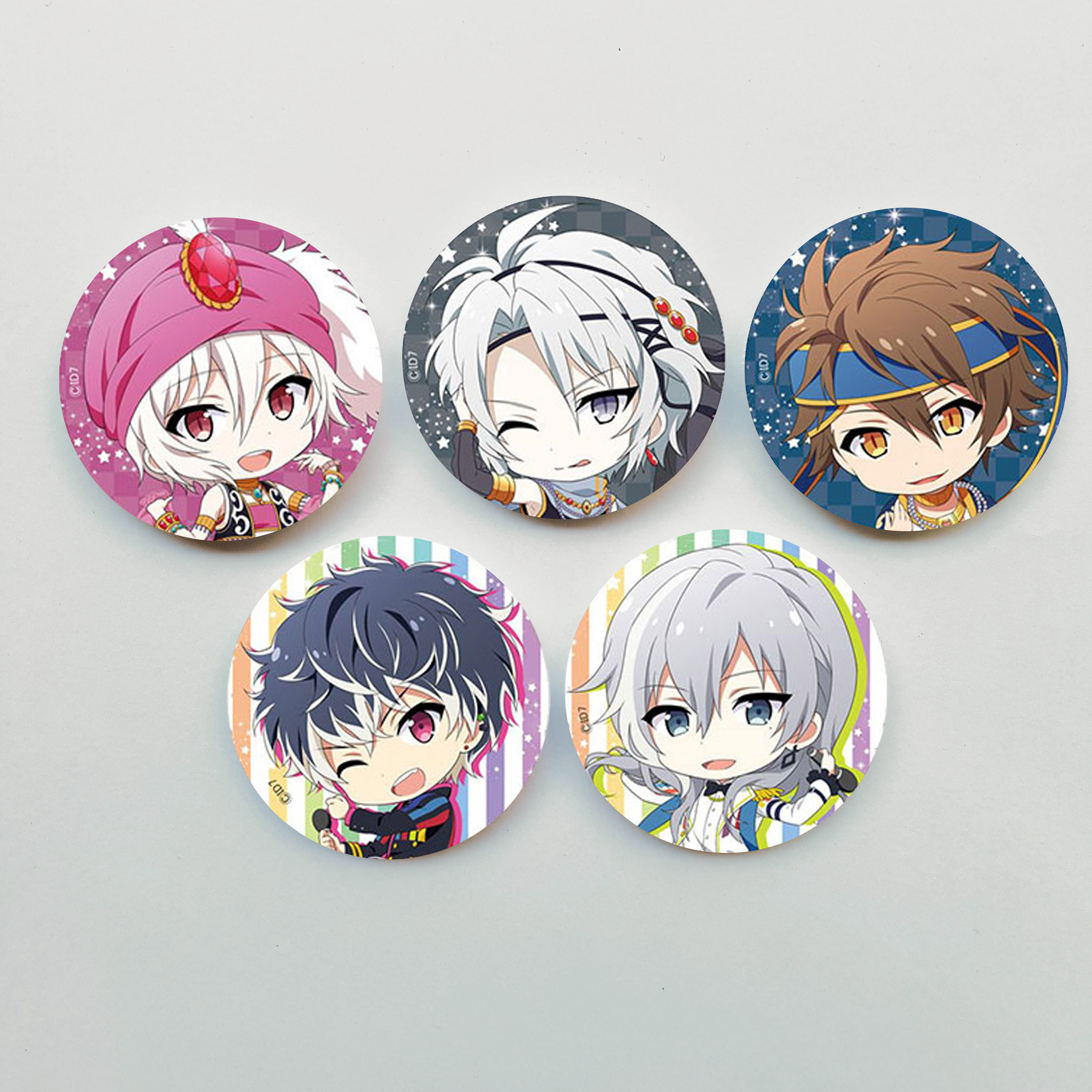 Set 6 Huy hiệu Anime Idolish7