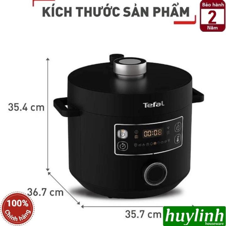 Nồi áp suất điện Tefal Turbo Cuisine CY754830 - 5 lít - 10 chức năng - Hàng chính hãng