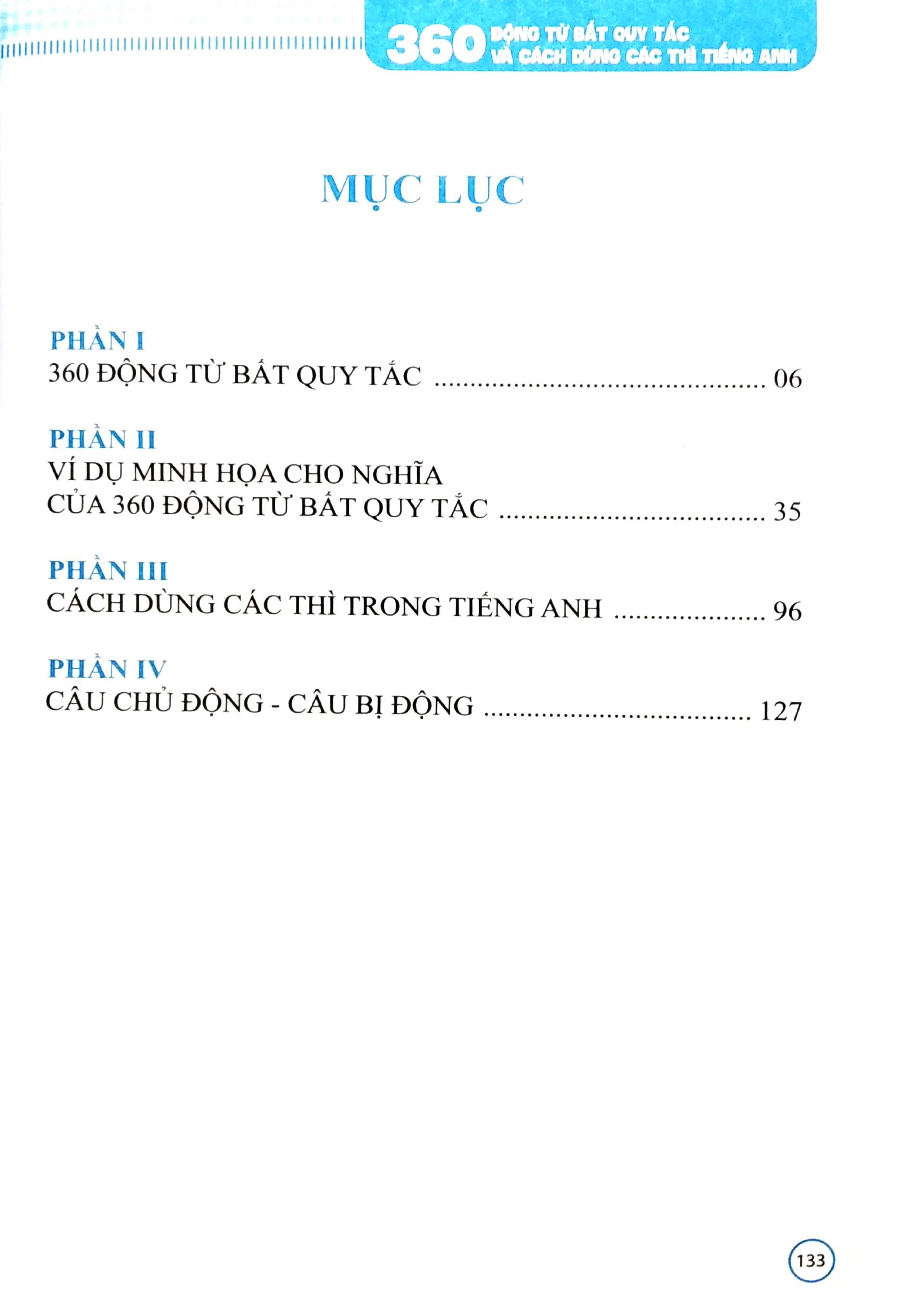 360 Động Từ Bất Quy Tắc Và Cách Dùng Các Thì Tiếng Anh (Tái Bản 2023)