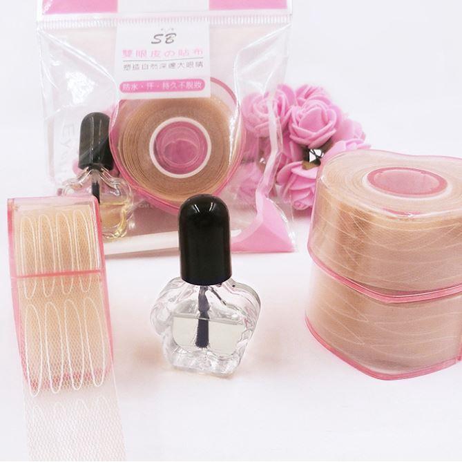 Keo gắn mí lưới, đính nhũ mắt hình bông hoa nắp đen trong suốt sieu dính - Hity Beauty