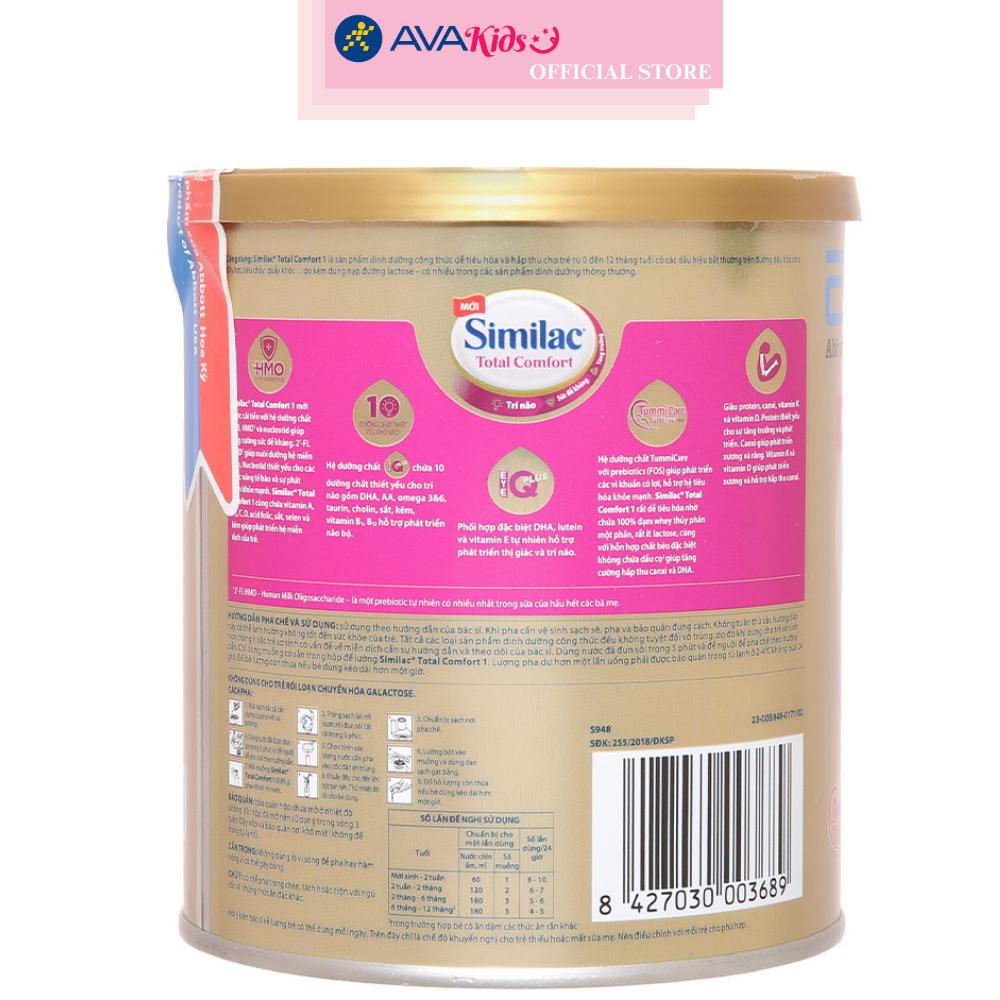 Sữa bột Similac Total Comfort số 1 360g (0 - 12 tháng) dành cho trẻ không dung nạp đường lactose