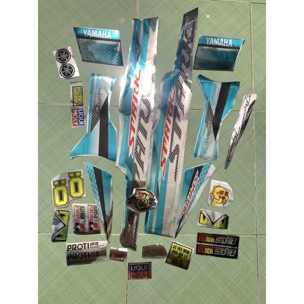 Tem sirius 110 xanh ngọc bạc crom