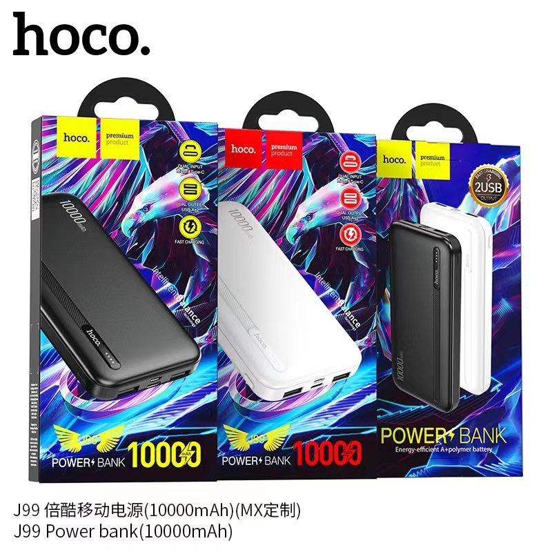 Pin Sạc Dự Phòng Dành Cho Hoco J99A 20000mAh, 2 Input, 2 Output, Đèn Led Hiển Thị Dung Lượng Pin, Nhựa ABS Và Vỏ Chống Cháy PC - Hàng Chính Hãng