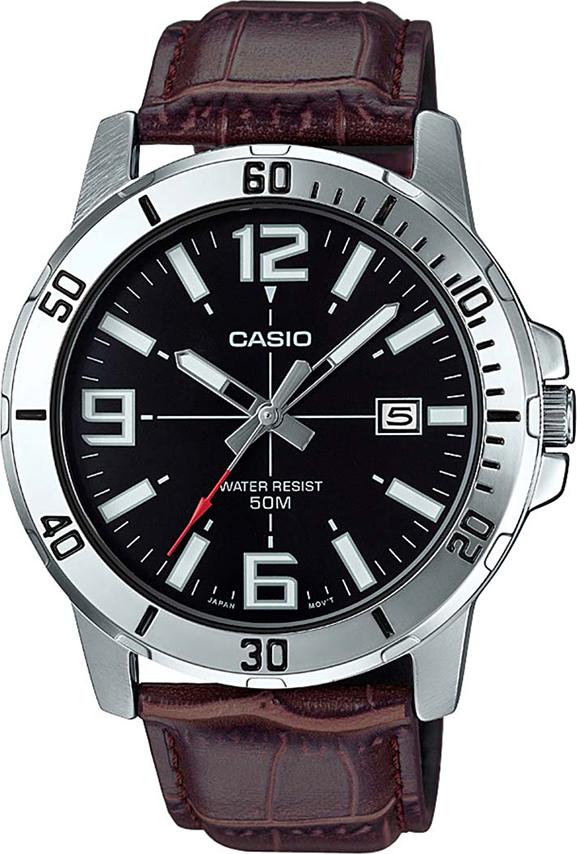 Đồng Hồ Nam Dây Da Casio MTP-VD01L-1BVUDF
