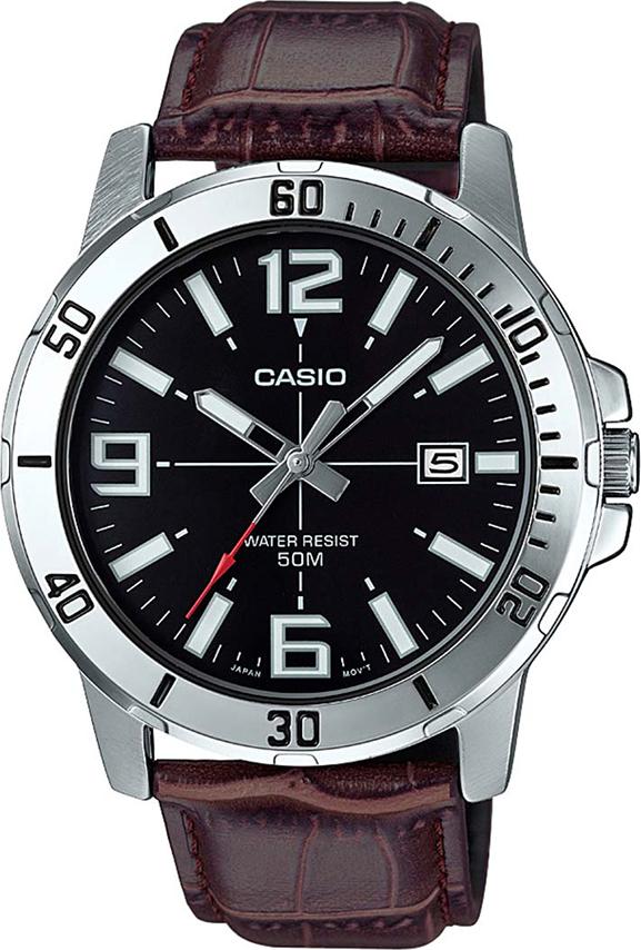 Đồng Hồ Nam Dây Da Casio MTP-VD01L-1BVUDF (45mm)