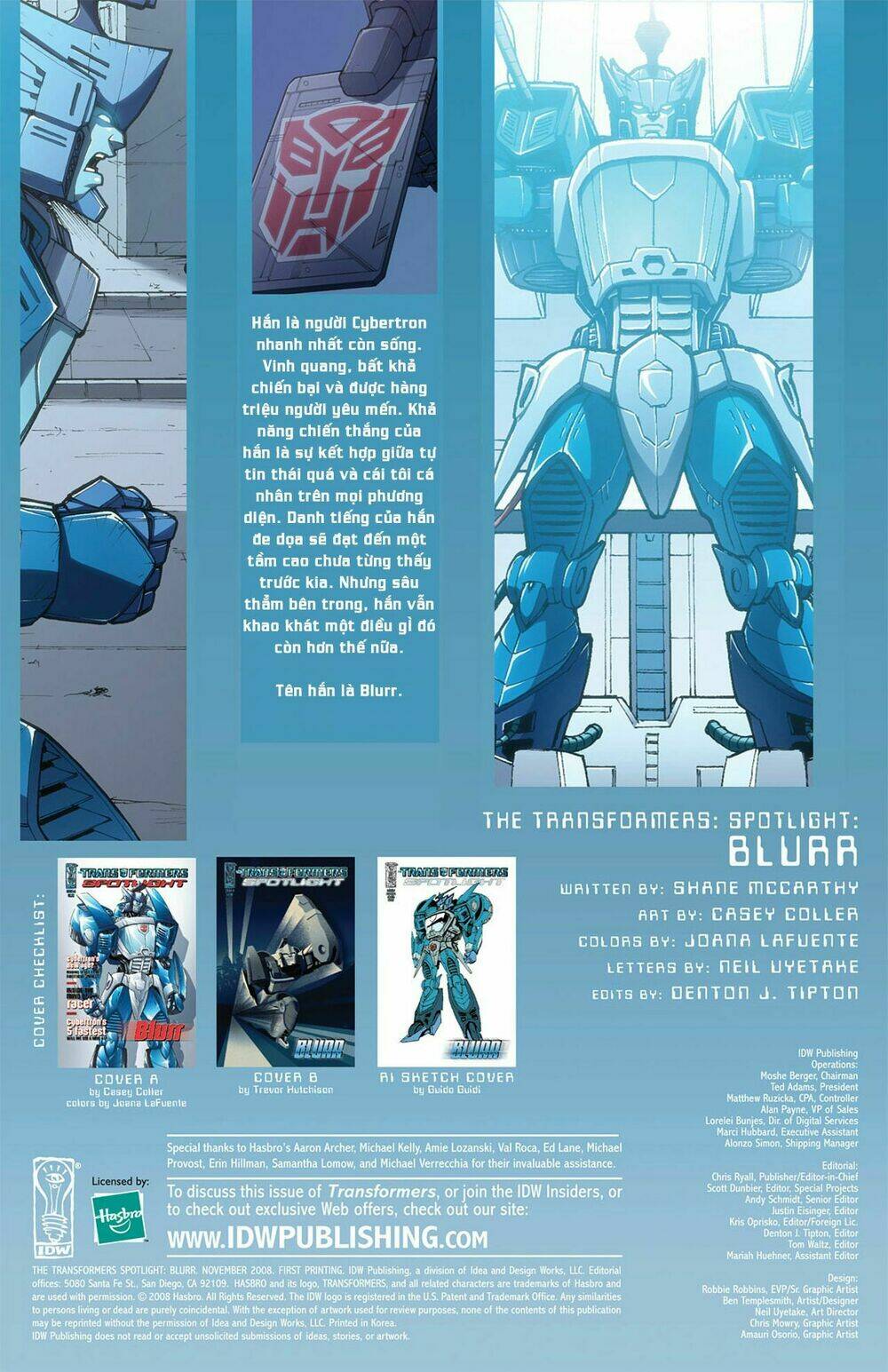 the transformers spotlight chapter 2 4