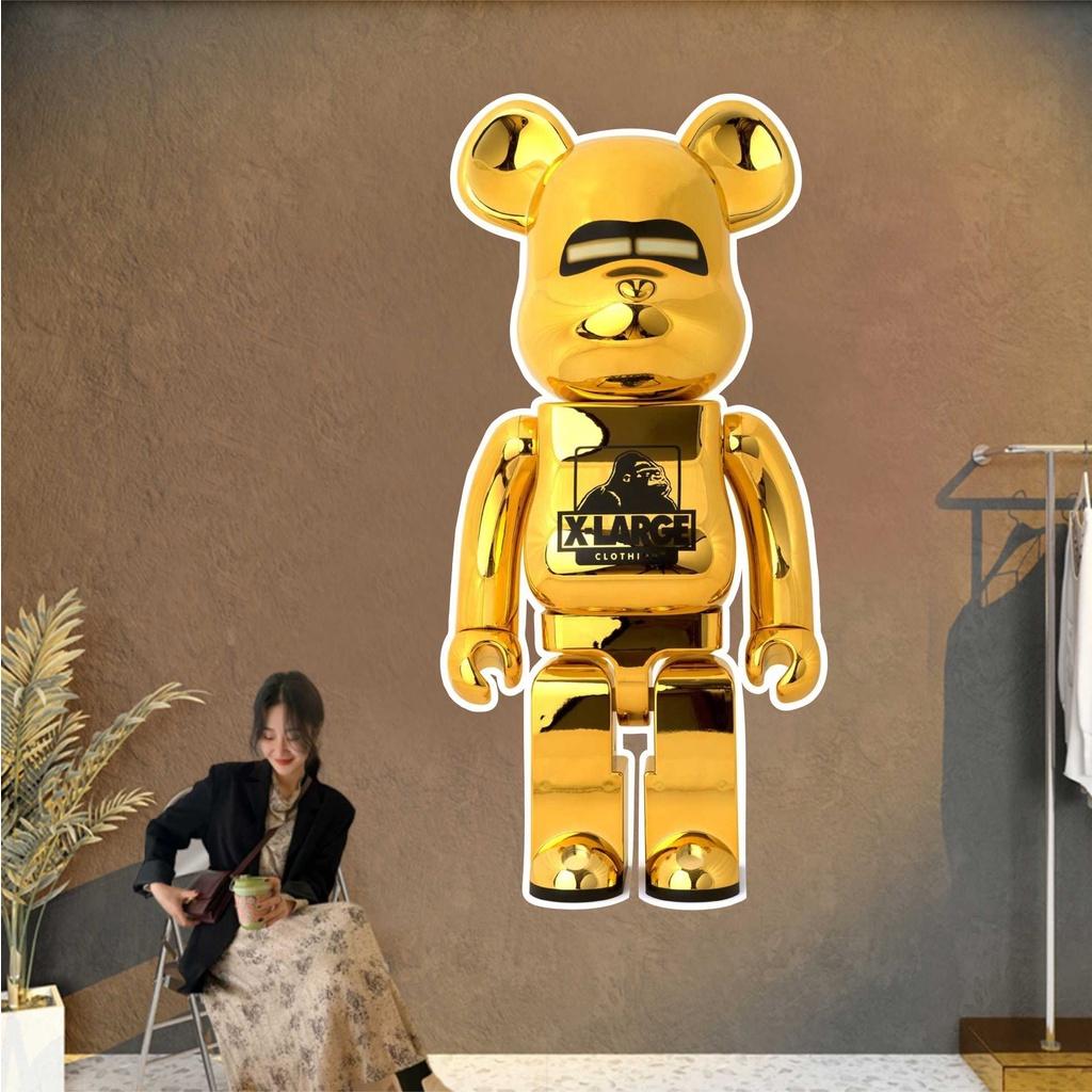 Decal Bearbrick Dán Tường khổ LỚN decor phòng