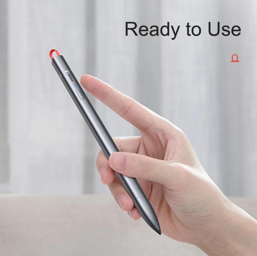Bút Cảm Ứng Baseus Square Line Capacitive Stylus Pen Sử Dụng Pin Sạc 140mah - Hàng Chính Hãng