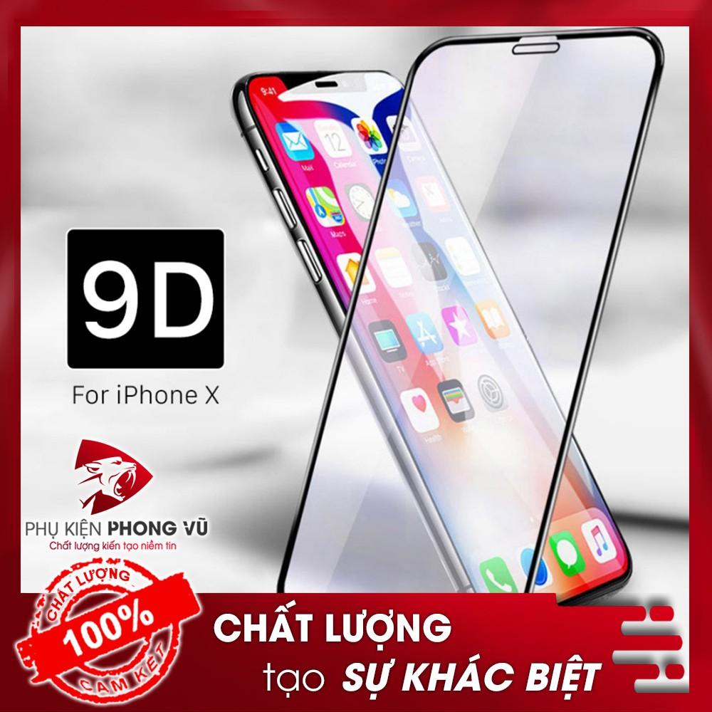 Kính cường lực iphone 9D full màn cho Iphone 6/6s/6plus/7/7s/7plus/8/8plus/X/XsMax