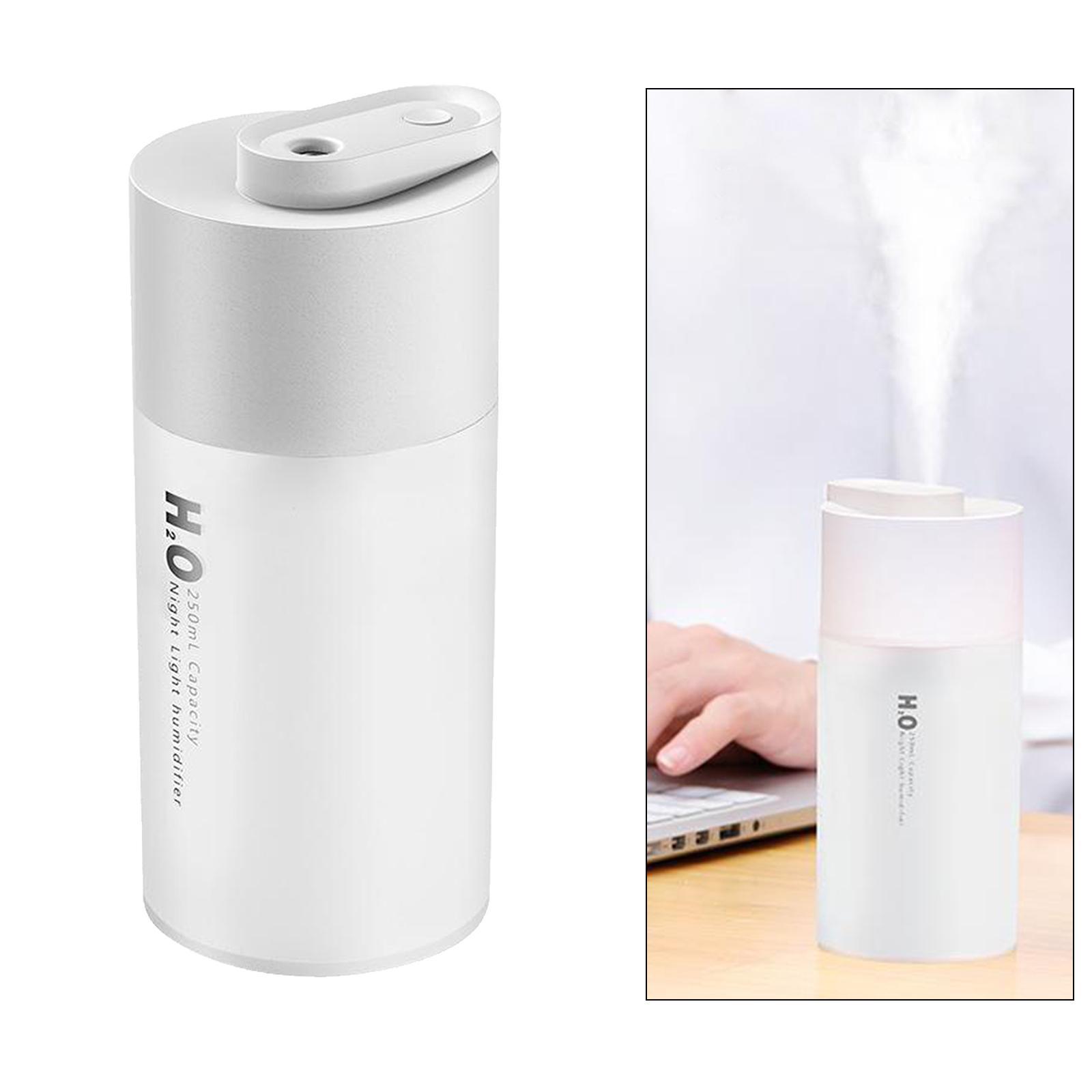 USB Essential Oil Diffuser Air Humidifier 250ml Tank for Car,Bedrooms Pink