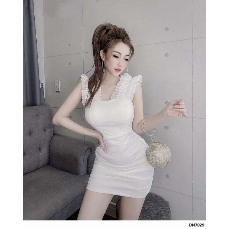 Đầm body cúp ngực rút nhúng sexy