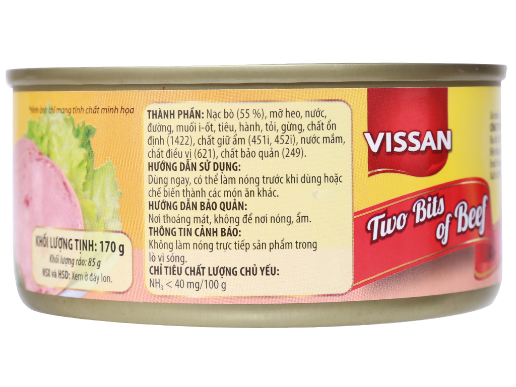 Bò 2 lát Vissan 170g