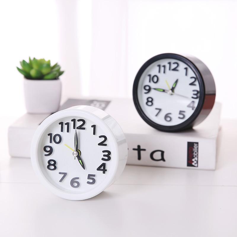 Đồng Hồ Báo Thức Đa Năng Hình Tròn Sáng Tạo