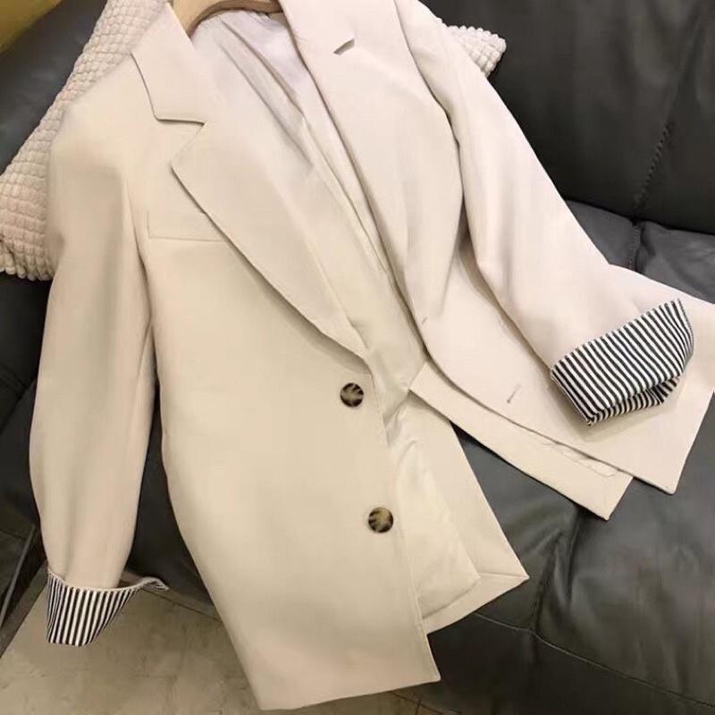 Áo Blazer nữ dáng xuông phong cách hàn quốc mẫu mới chất đẹp mã ZELE495