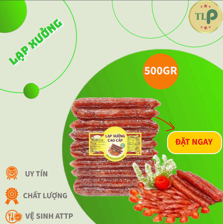 LẠP XƯỞNG TÔM TƯƠI CAO CẤP THƯƠNG HIỆU TÂN LỘC PHÁT - BỊCH 500G