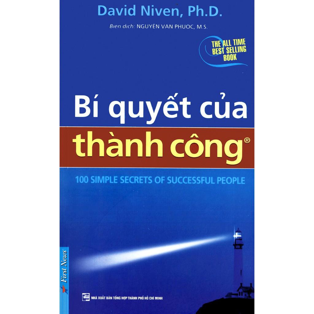 Sách - Bí Quyết Của Thành Công (Khổ Lớn) - First News - BẢN QUYỀN