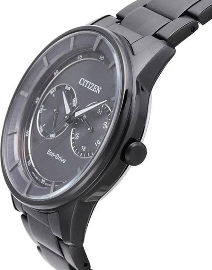 Đồng Hồ Nam Citizen Dây Thép Không Gỉ BU4005-56H - Mặt Đen