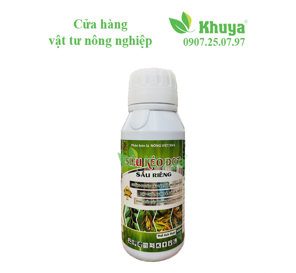 Phân bón lá Hoàng Hải Siêu Kéo Đọt Sầu Riêng 500ml