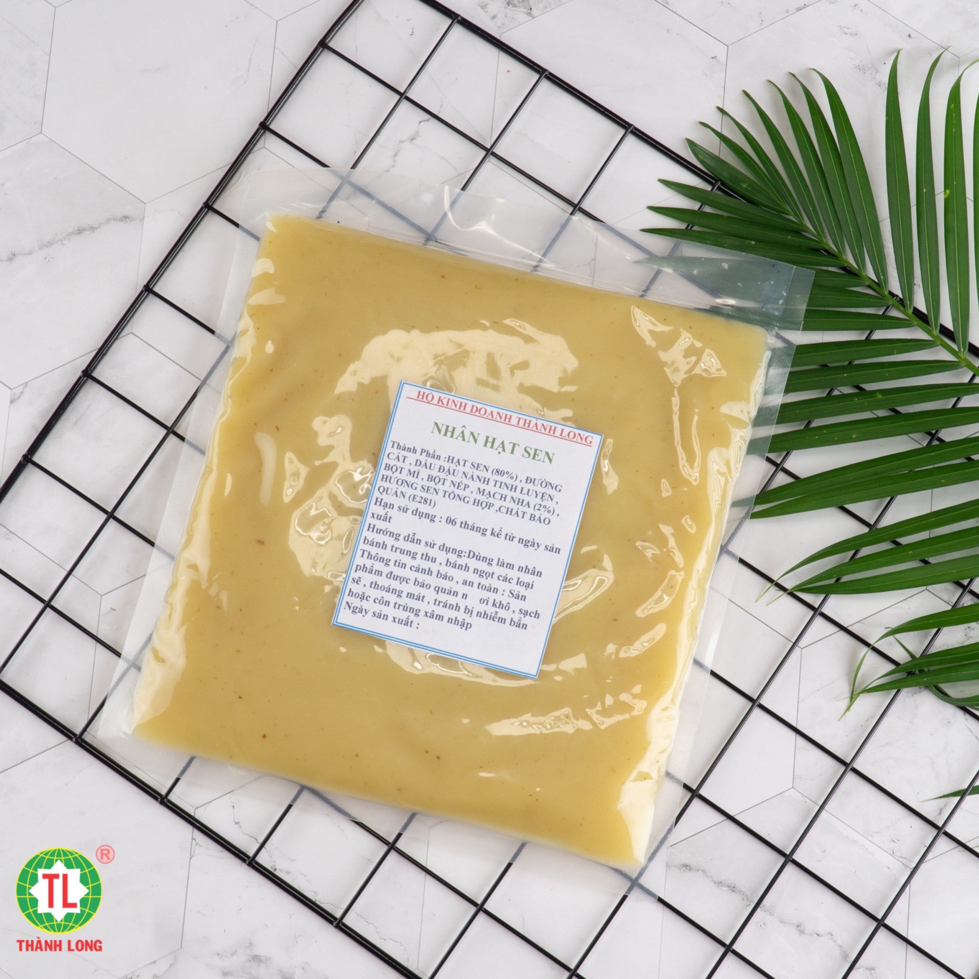 NGUYÊN LIỆU LÀM BÁNH TRUNG THU - NHÂN HẠT SEN 1 KG - THÀNH LONG - VIỆT NAM