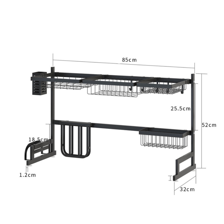 Kệ chén bát trên chậu rửa - c596