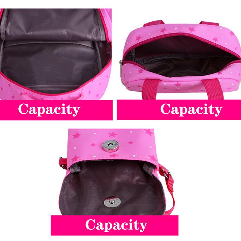 Cao Quatily Trẻ Học Túi 3 In Hình Học Ba Lô Cho Bé Gái Thiếu Niên Schoolbag Chống Nước Túi Sách Trẻ Em Bagpack