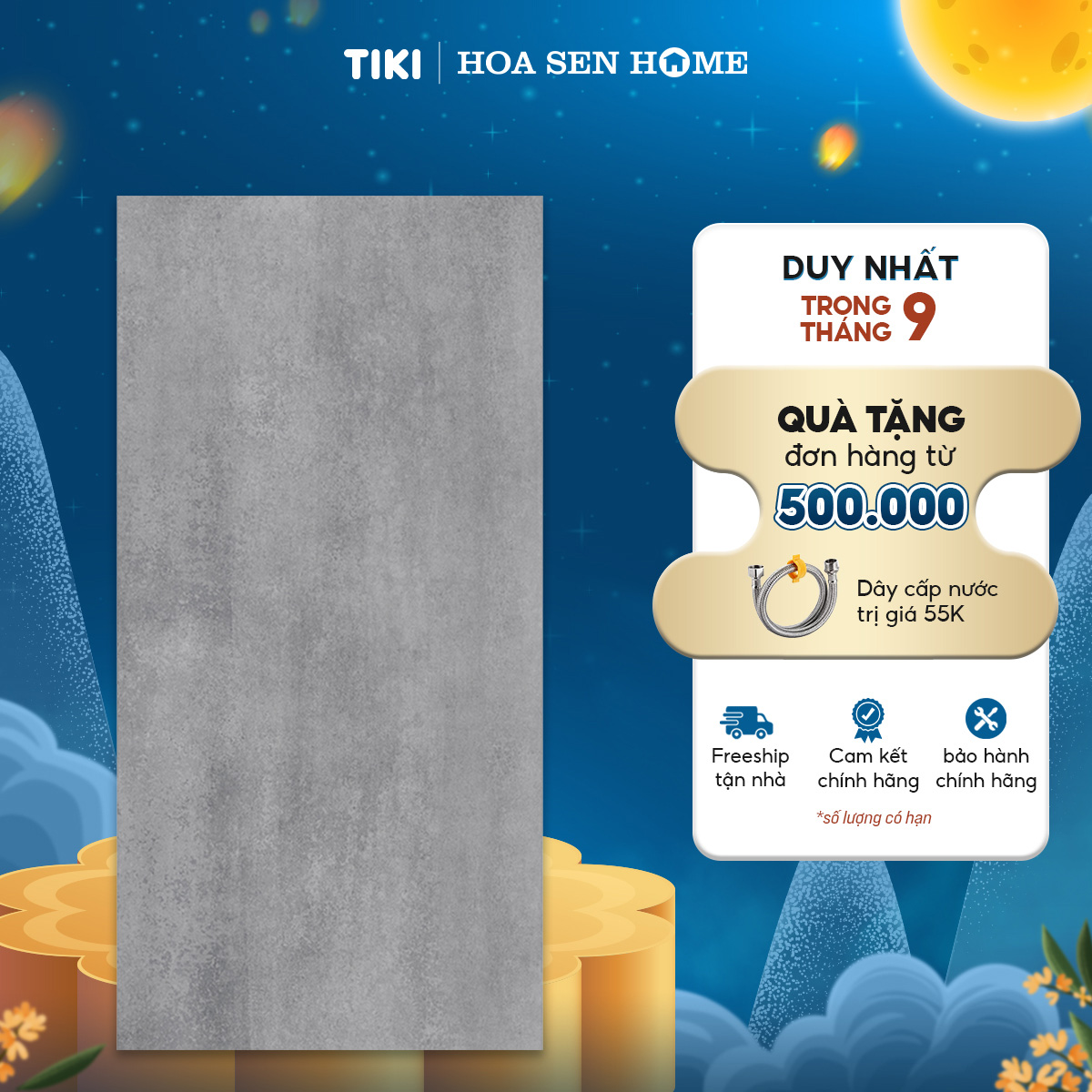 Gạch men ốp tường LUSTRA INCEF0300600021TD màu xám đen, họa tiết vân đá tự nhiên, chống trầy chống ẩm vượt trội, kích thước 300mmx600mm, thùng 6 viên - Hàng chính hãng