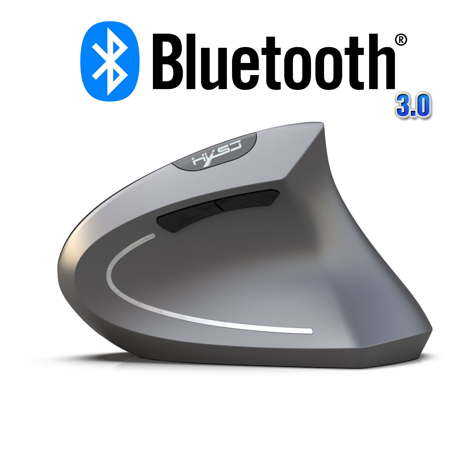 Chuột đứng không dây Wireless 2.4G, Bluetooth, DPI điều chỉnh 3 cấp, cho Gaming, Văn phòng, Designer 6 nút, chống mỏi cổ tay Dan House HXSJ T24, T24, T29, Pin sạc- Hàng chính hãng