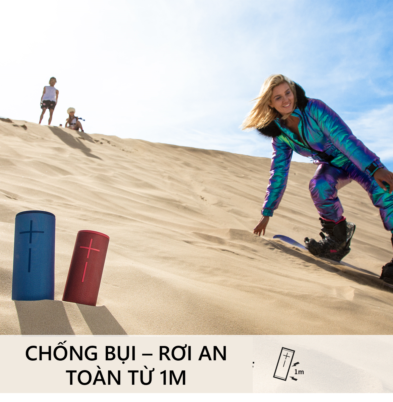 Loa di động Bluetooth Ultimate Ears BOOM 3 - âm thanh sống động 360 độ, kháng nước và bụi IP67, không dây 45m - Hàng chính hãng
