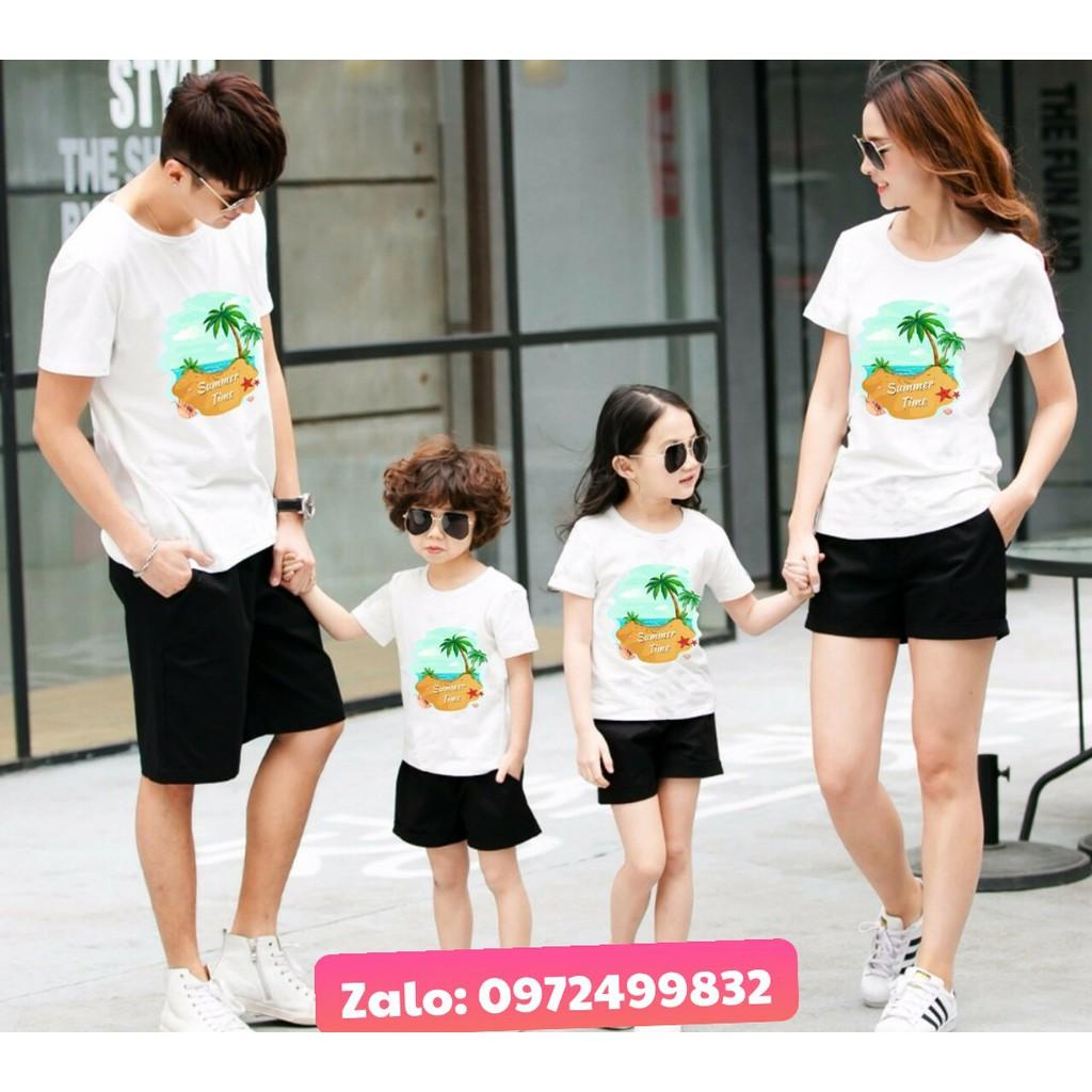 Quần áo đi biển nhóm thời trang