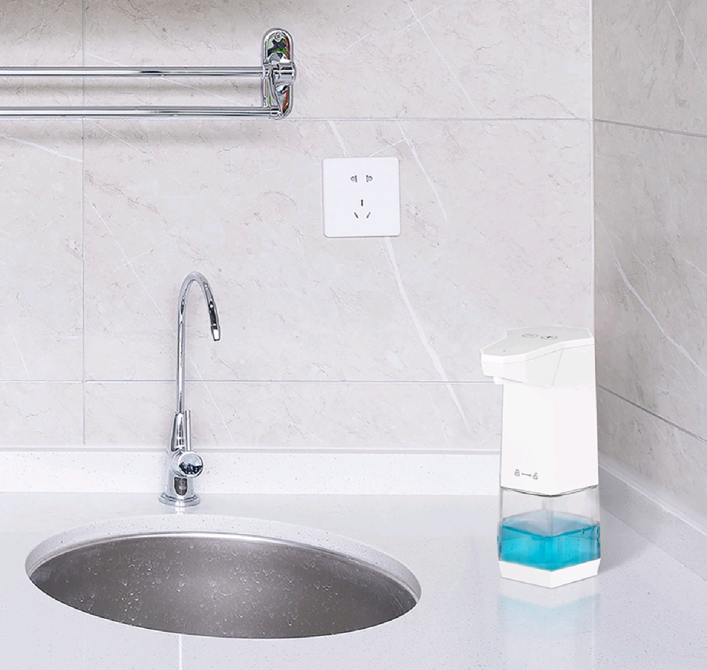 BỘ MÁY PHUN XỊT XÃ NƯỚC XÀ PHÒNG NƯỚC RỬA TAY SÁT KHUẨN NƯỚC RỬA CHÉN TỰ ĐỘNG CẢM BIẾN THÔNG MINH MẪU MỚI HÀNG CHẤT LƯỢNG