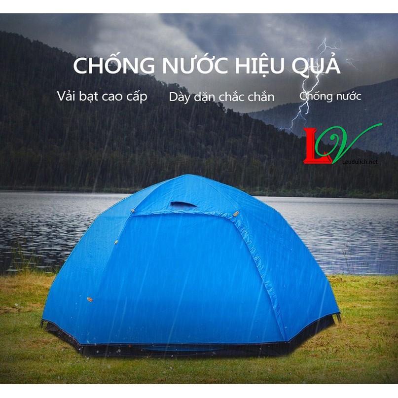 Lều tự bung 3-5 người 2 lớp, 6 chân trụ vẵng chắc nhất hiện nay