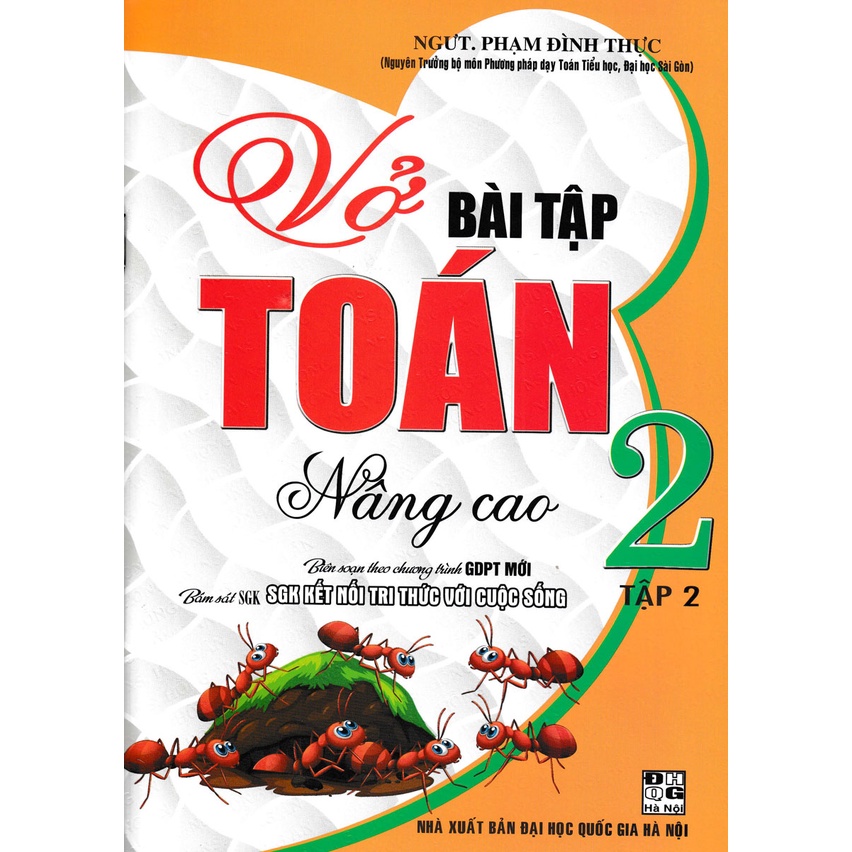 Vở Bài Tập Toán Nâng Cao Lớp 2 - Bám Sát SGK Kết Nối Tri Thức Với Cuộc Sống ( Bộ 2 Cuốn) -