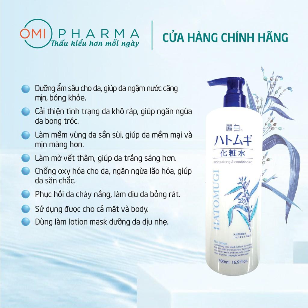 Nước Dưỡng Ẩm Trắng Da Reihaku Hatomugi Lotion (1000ml)