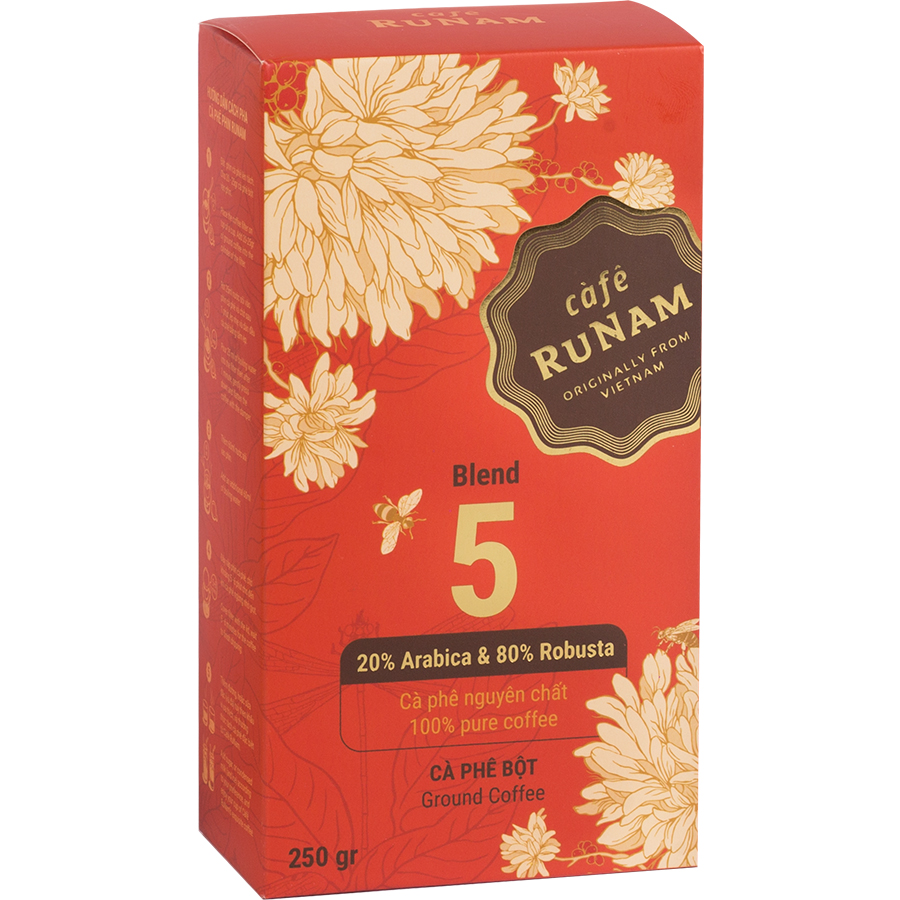 Cà Phê Gói Cafe RuNam Blend 5 (250gr)