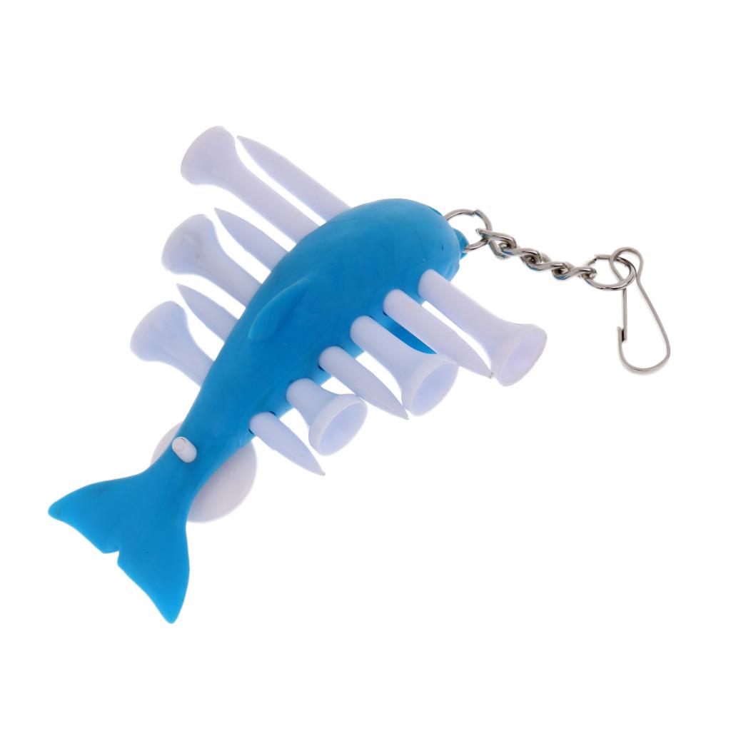 Golf Tee Holder with Tees Golf Key Chain