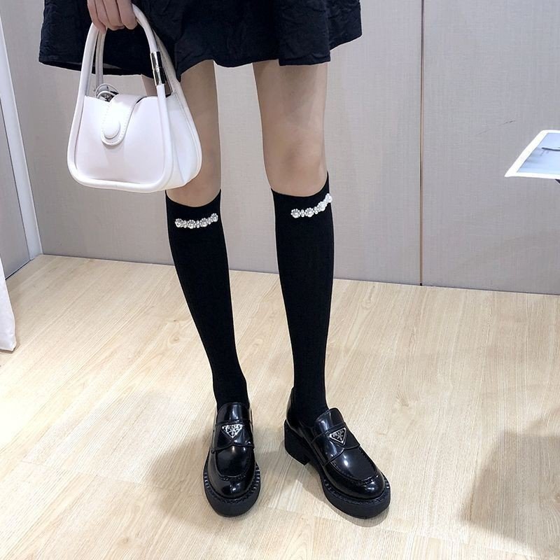 Tất giả boot, tất bắp chân phong cách Lolita Cá Tính, Sang Trọng chất liệu sợi dệt kim cao cấp, dày dặn