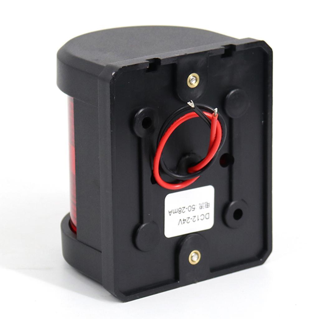 Waterproof 12V 24V LED Small Signal Light   Marine Boat Yacht 135°
